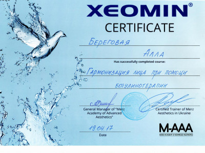 Берегова Алла Анатоліївна Дипломи 6