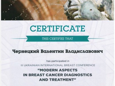 Чернецкий Валентин Владиславович Дипломы 3